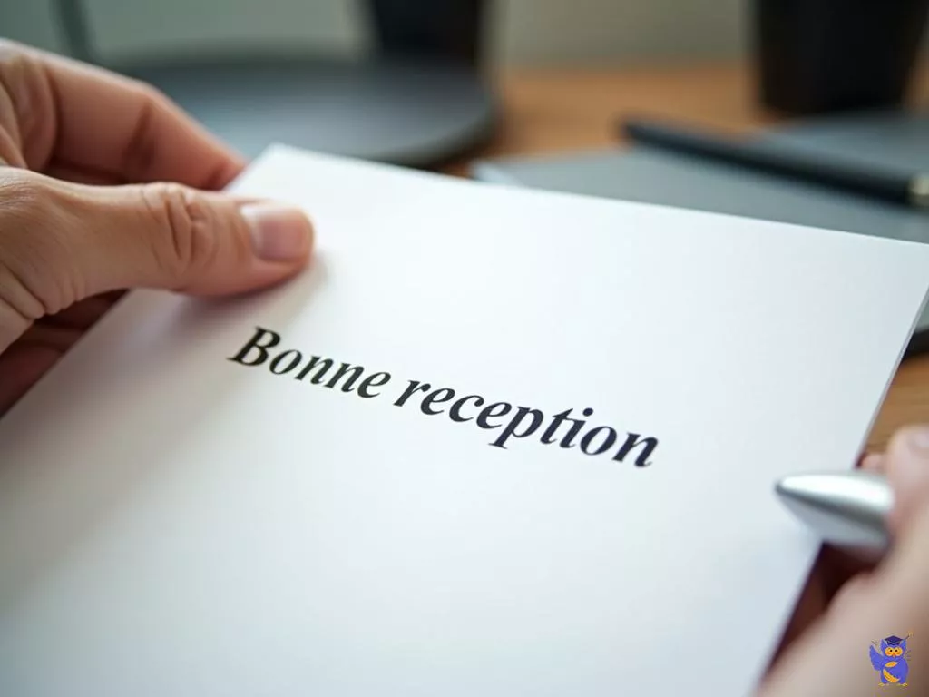 Maîtriser l'usage de la formule « bonne réception » pour une communication professionnelle réussie