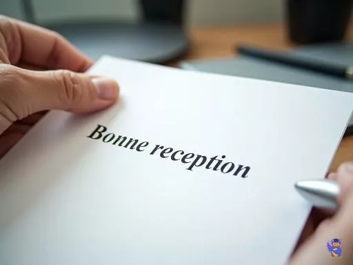 Maîtriser l'usage de la formule « bonne réception » pour une communication professionnelle réussie